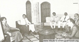 Lebanon Chapter visits President Amin Gemayel in 1984